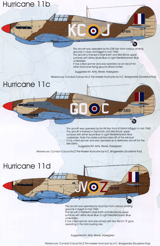 Blackbird BMD72015 1:72 Hawker Hurricanes Over The Desert