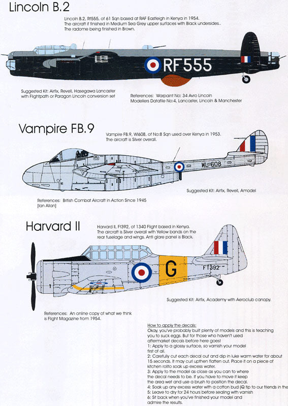 Blackbird BMD72020 1:72 Mau Mau Campaign Avro Lincoln B.2