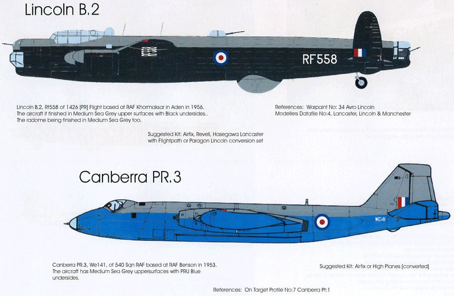 Blackbird Models BMD72022 1:72 RAF 1950's PR Avro Lincoln B.2 RF558 1426