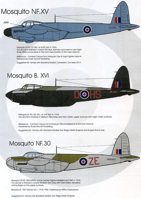 Blackbird BMD72026 1:72 de Havilland Mosquito Part 2