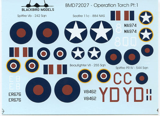 Blackbird BMD72027 1:72 Operation Torch Part 1