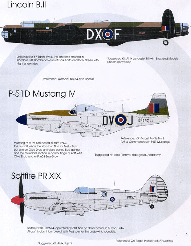 Blackbird BMD72029 1:72 RAF 1945-50 Part 1