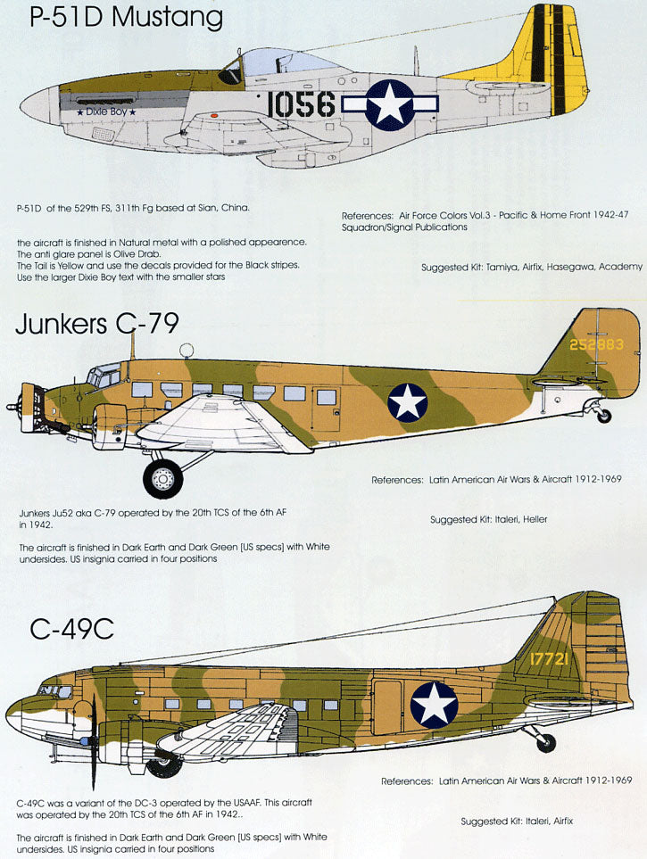 Blackbird Models BMD72040 1:72 USAAF at War Pt:3