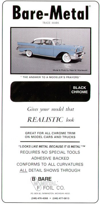 Bare-Metal BMF07 BARE METAL FOIL Black Chrome