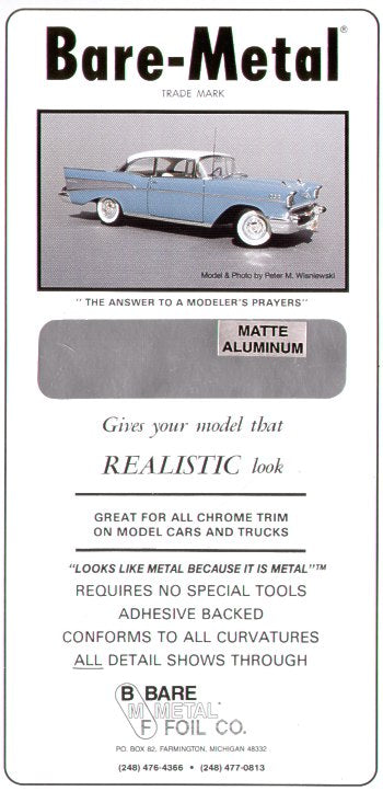 Bare-Metal BMF11 BARE METAL FOIL Matte Aluminium