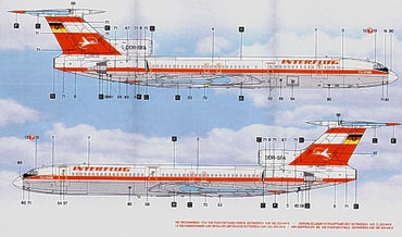Boa Decals BOA14429 1:144 Tupolev Tu-154M INTERFLUG