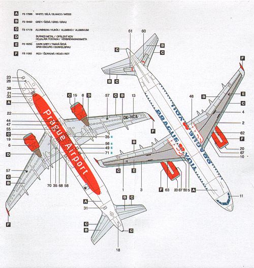 Boa Decals BOA14475 1:144 Airbus A320 Holiday Czech Airlines