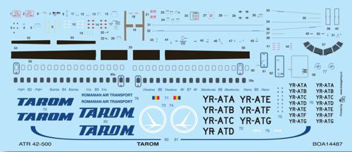 Boa Decals BOA14487 1:144 ATR ATR-42-500 TAROM
