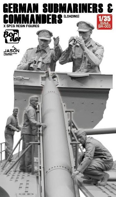 Border Model BR-003 1:35 German Submariners & Commanders