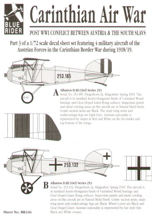 Blue Rider BR246 1:72 Carinthian Border War 1918/19 Part 3