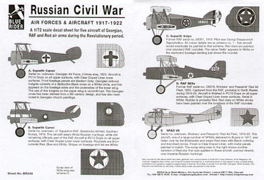 Blue Rider BR248 1:72 Soviet Civil War 1917-22