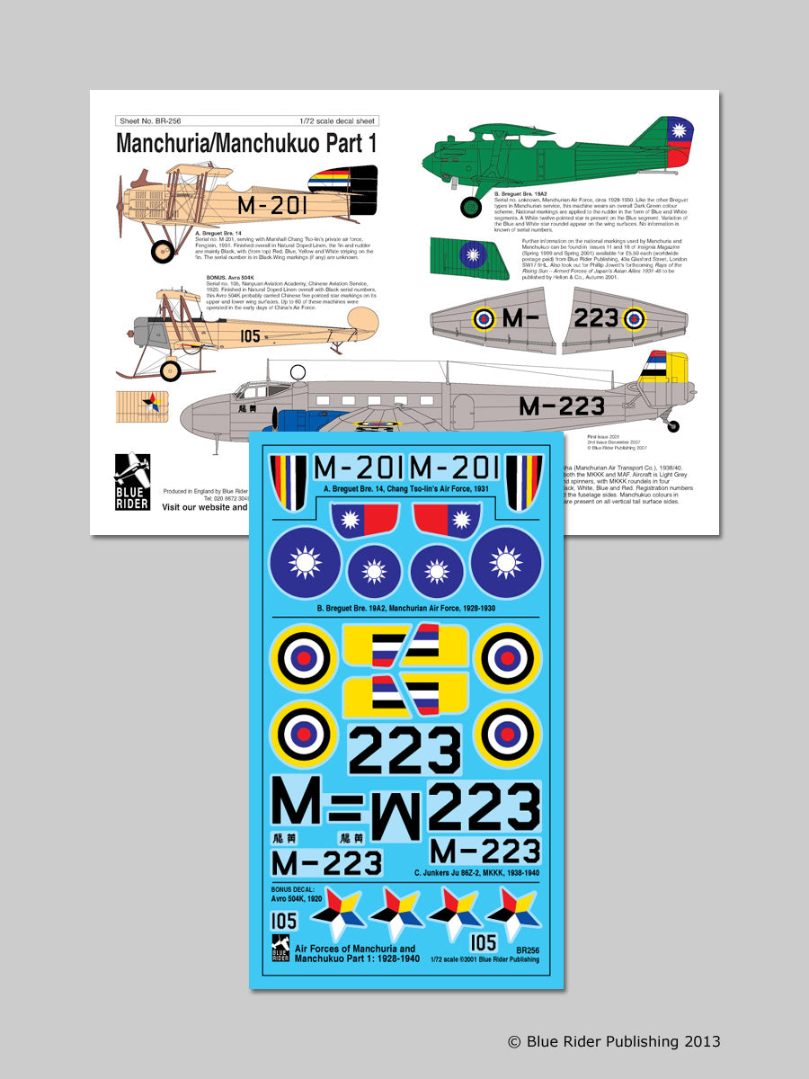 Blue Rider BR256 1:72 Manchurua/Manchukuo Part 1.