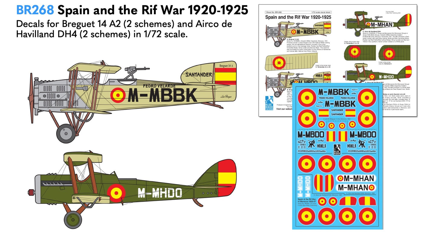 Blue Rider BR268 1:72 Spain and the Rif War 1920-1925
