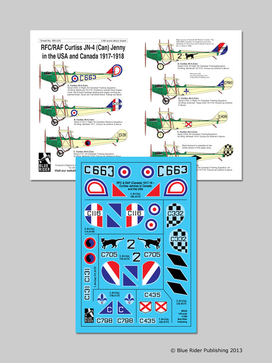 Blue Rider BR520 1:48 Curtiss Jenny