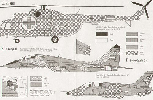 Blue Rider BR804 1:72 Yugoslav Air Force