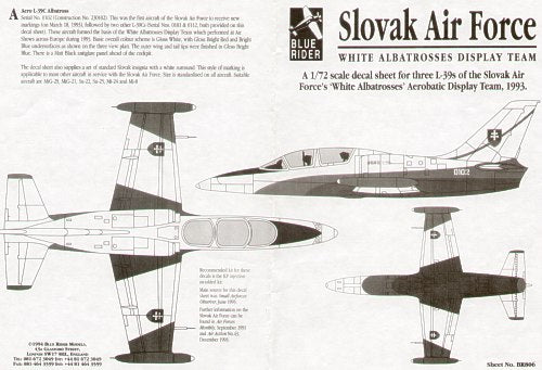 Blue Rider BR806 1:72 Aero L-39 Albatross Slovak Air Force