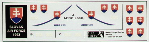 Blue Rider BR806 1:72 Aero L-39 Albatross Slovak Air Force