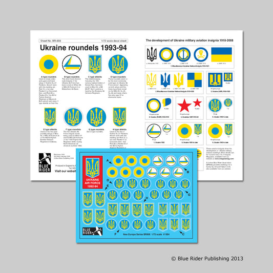 Blue Rider BR808 1:72 Ukrainian Air Force 1992/94