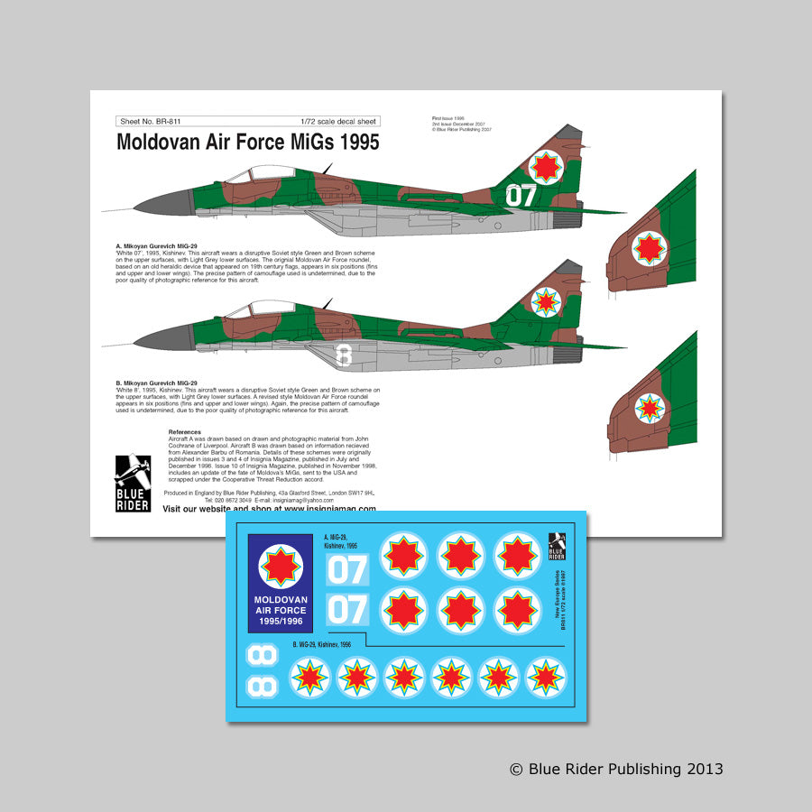 Blue Rider BR811 1:72 Mikoyan MiG-29