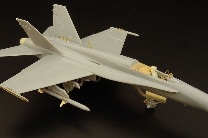 Brengun BRL144110 1:144 McDonnell-Douglas F/A-18C Hornet PE set
