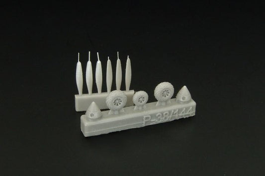 Brengun BRL144146 1:144 Lockheed P-38 Wheels+propellers