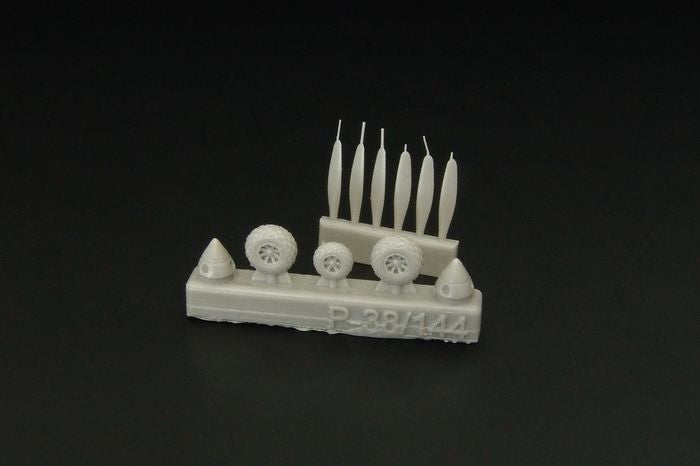 Brengun BRL144146 1:144 Lockheed P-38 Wheels+propellers