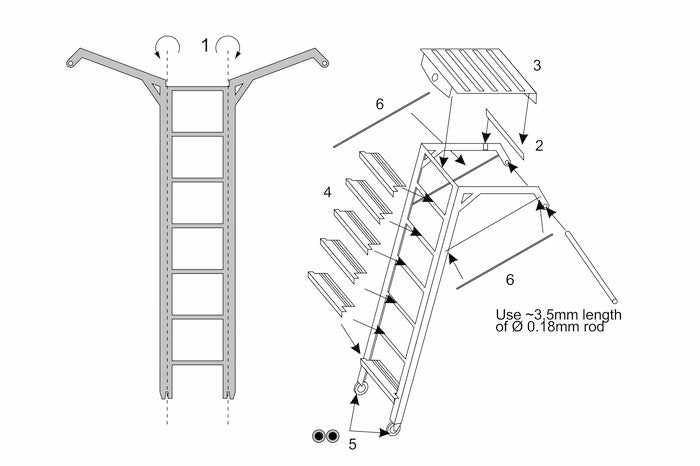 Brengun BRL144158 1:144 Douglas A-4F Skyhawk ladder