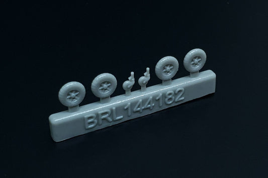 Brengun BRL144182 1:144 Messerschmitt Bf-109A-F wheels set