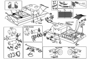 Brengun BRL144188 1:144 Propeller flangers