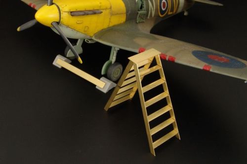 Brengun BRL48046 1:48 British wheel chock and ladder accessories RAF aircraft