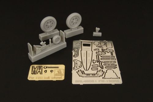 Brengun BRL48051 1:48 Focke-Wulf Fw-190A-5 etched & resin wheels & detail set