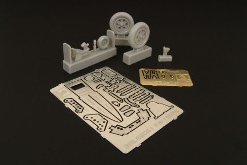 Brengun BRL48051 1:48 Focke-Wulf Fw-190A-5 etched & resin wheels & detail set