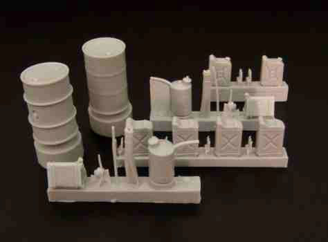 Brengun BRL48055 1:48 Oil & fuel set---Resin & PE set of fuel & oil accessories