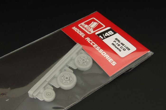 Brengun BRL48109 1:48 Lockheed-Martin F-16C/F-16D Wheels