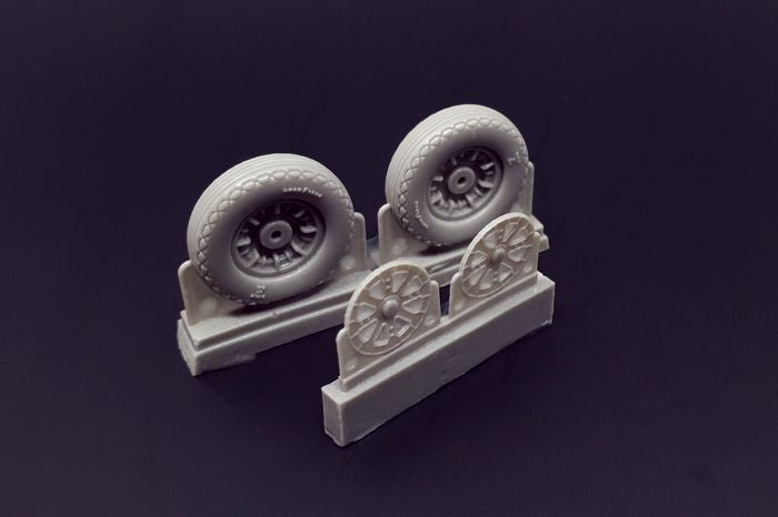 Brengun BRL48116 1:48 Corsair/Hellcat Ribbed/Diamond Tread Wheels