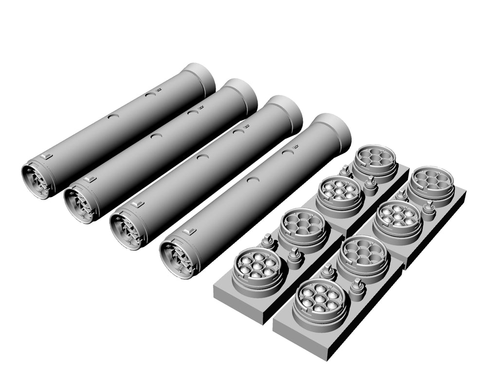 Brengun BRL48141 1:48 LAU-131 rocket launcher