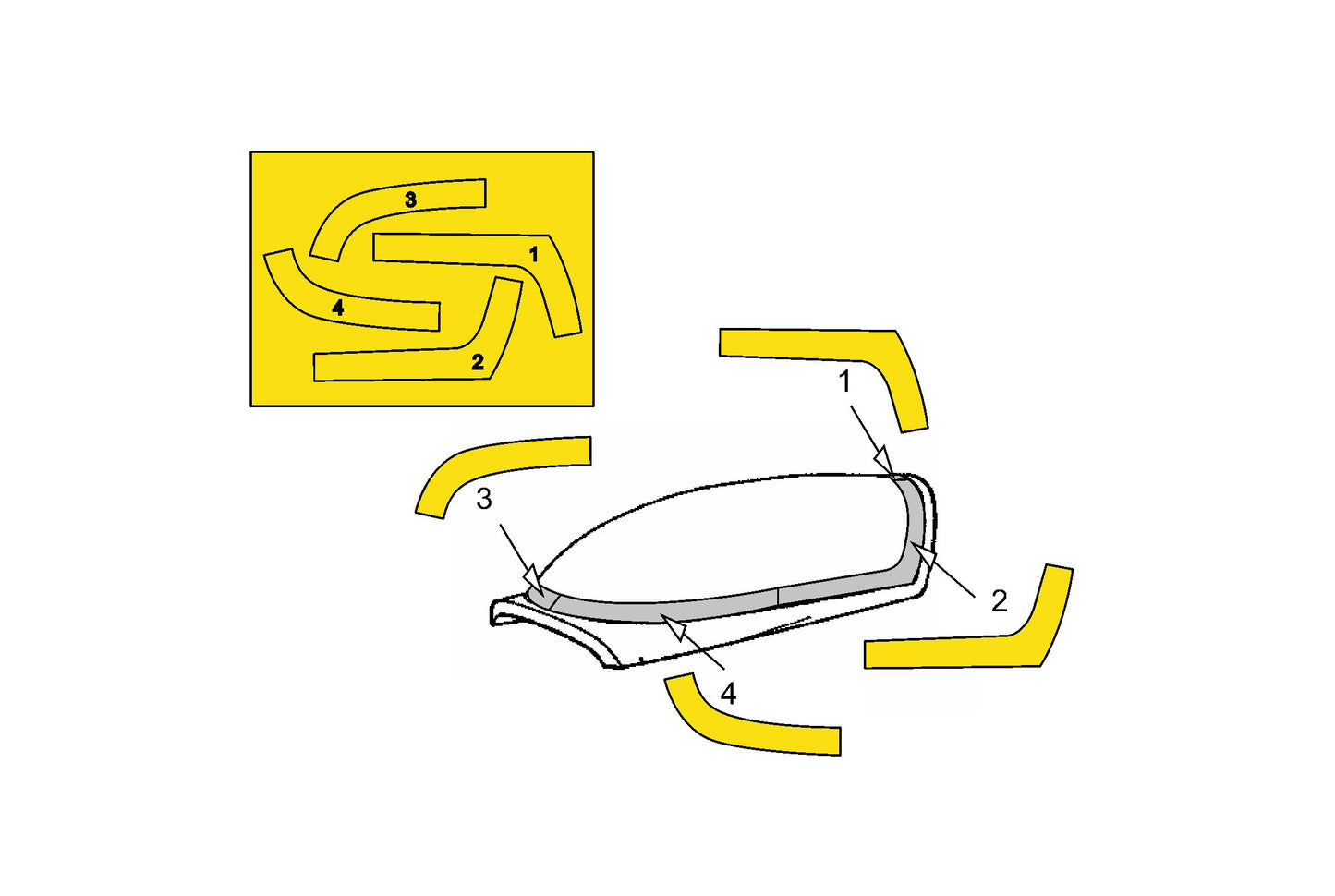 Brengun BRL48156 1:48 Extra EA-300L canopy frame paint masks