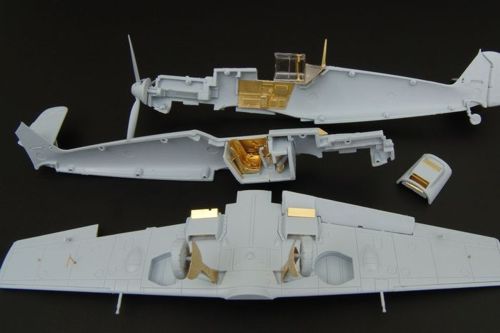 Brengun BRL72044 1:72 Messerschmitt Bf-109E-4 cockpit details