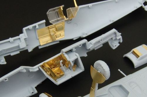 Brengun BRL72044 1:72 Messerschmitt Bf-109E-4 cockpit details