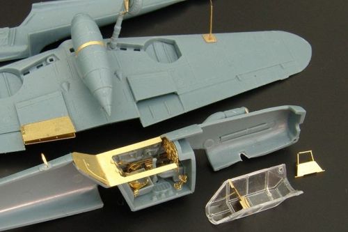 Brengun BRL72070 1:72 Messerschmitt Bf-109G -family -- PE parts