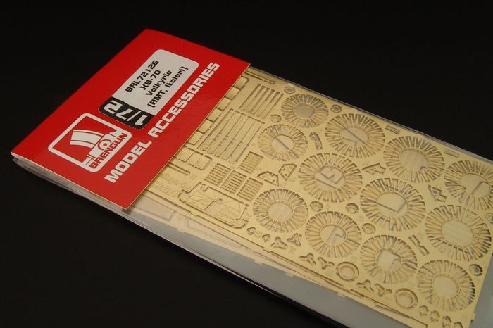 Brengun BRL72126 1:72 North-American XB-70 Valkyrie etched detail set