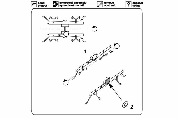 Brengun BRL72141 1:72 Japan bomb racks