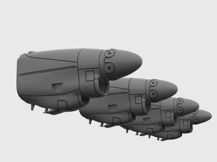 Brengun BRL72170 1:72 Lockheed C-130J Hercules Engine set