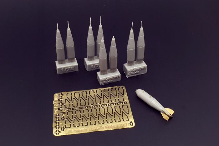 Brengun BRL72174 1:72 US bomb 250-lb AN-M57A1