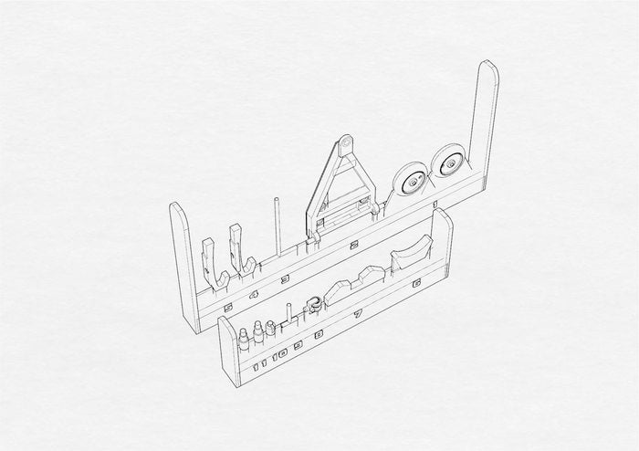 Brengun BRL72178 1:72 Trolley for Yokosuka MXY7 OHKA Model 22