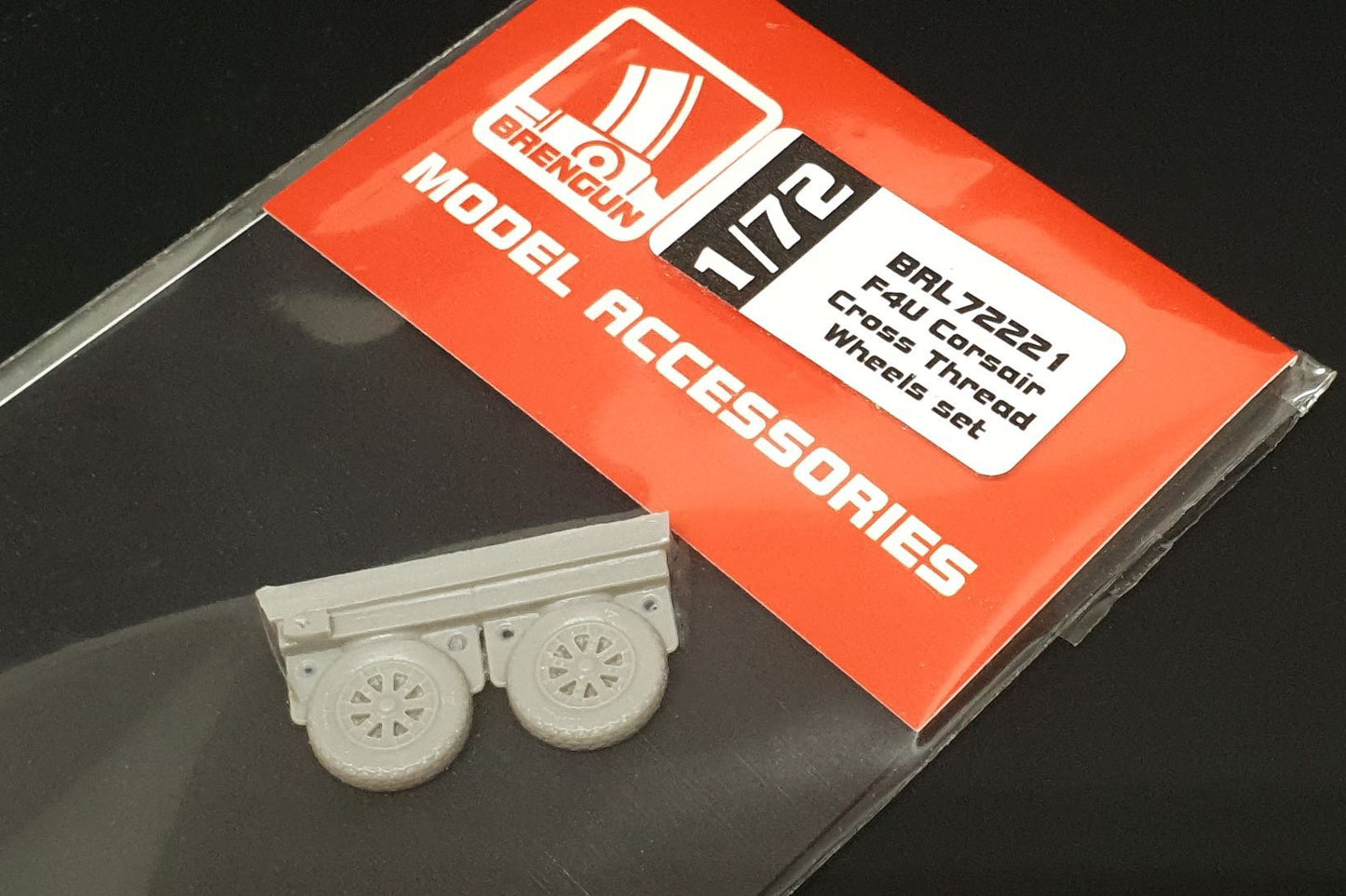 Brengun BRL72221 1:72 Vought F4U Corsair Cross Tread Wheels set