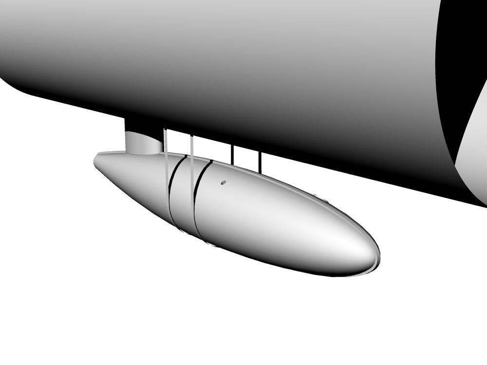 Brengun BRL72225 1:72 Grumman F6F-3/F6F-5 Hellcat Fuel Tank