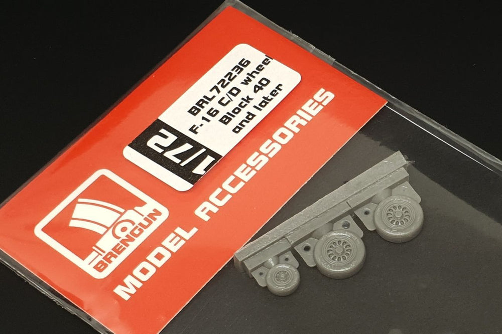Brengun BRL72236 1:72 Lockheed-Martin F-16C/F-16D Block 40 and later wheels