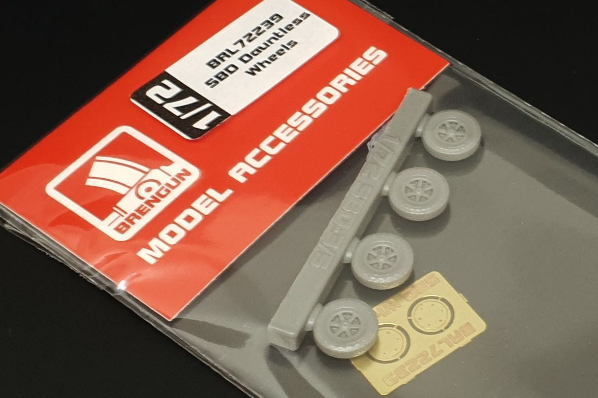 Brengun BRL72239 1:72 Douglas SBD Dauntless Resin Wheels