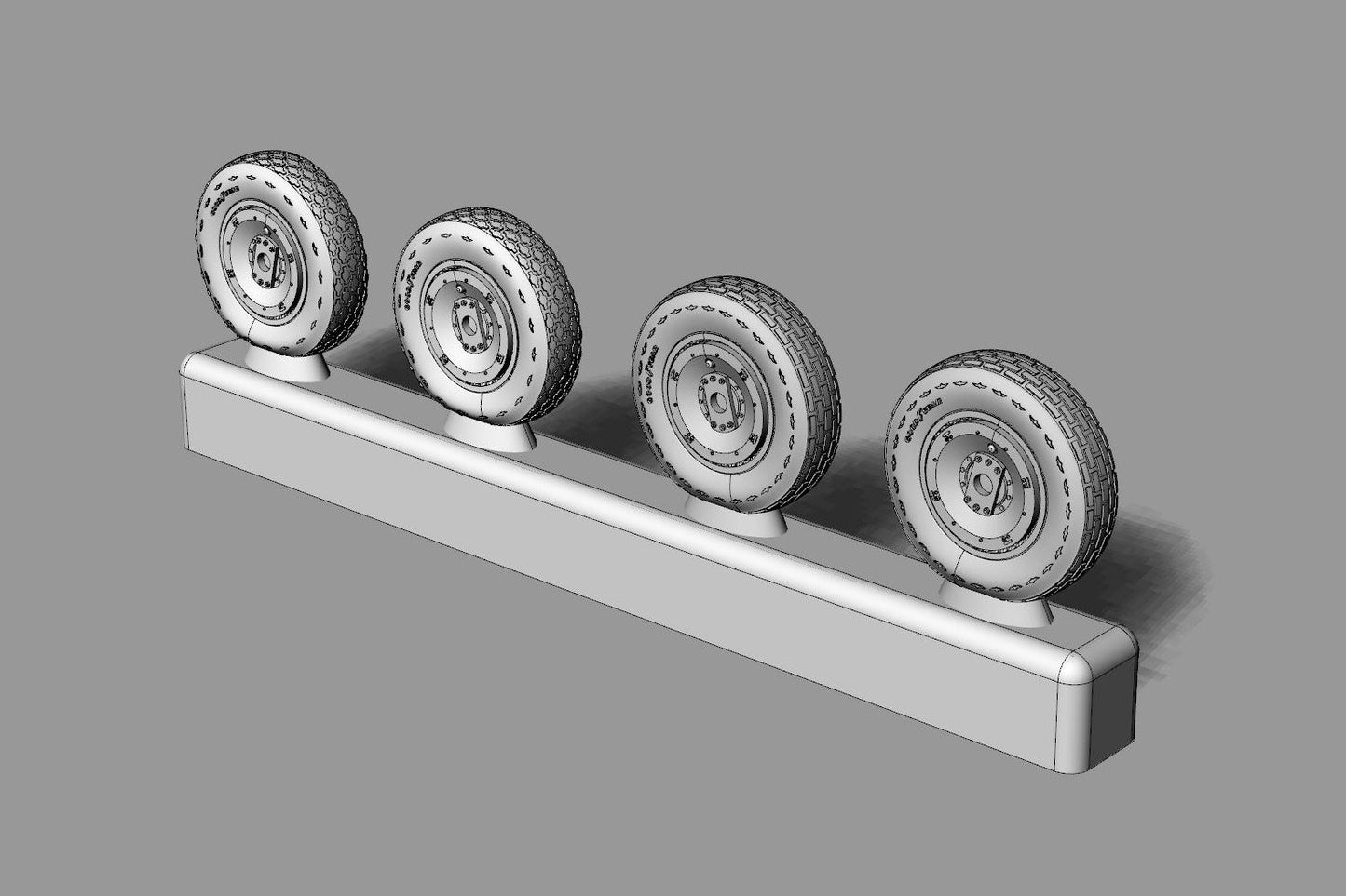 Brengun BRL72239 1:72 Douglas SBD Dauntless Resin Wheels